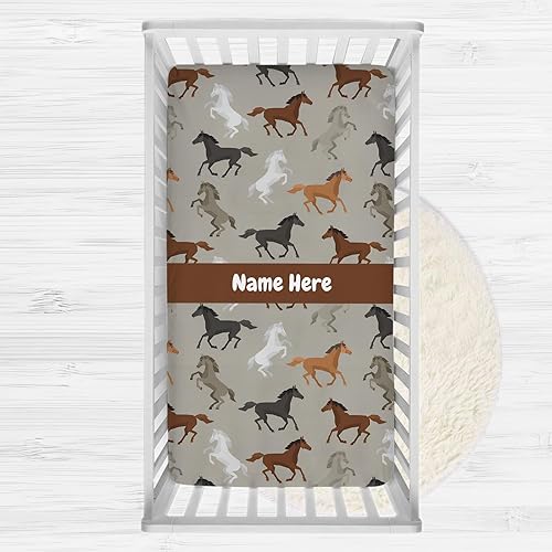 Miniatura 7 de Sábanas personalizadas para cuna de bebé con nombre, paquete personalizado y sábanas de juego para bebés, sábanas de colchón de cuna, sábanas de