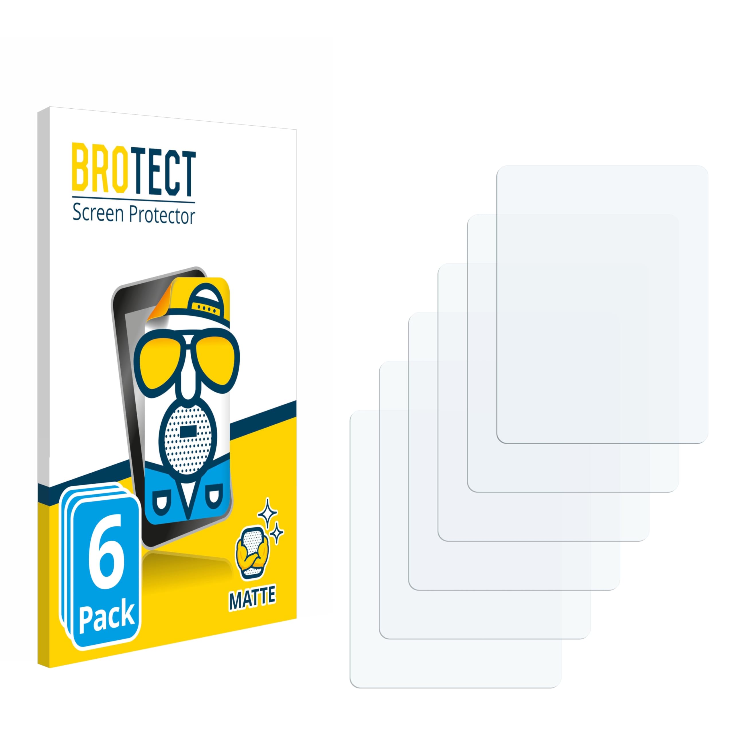 brotect 6-Pack Screen Protector Anti-Glare for Hotechs LX-B2 Screen Protector Matte, Anti-Fingerprint Protection Film