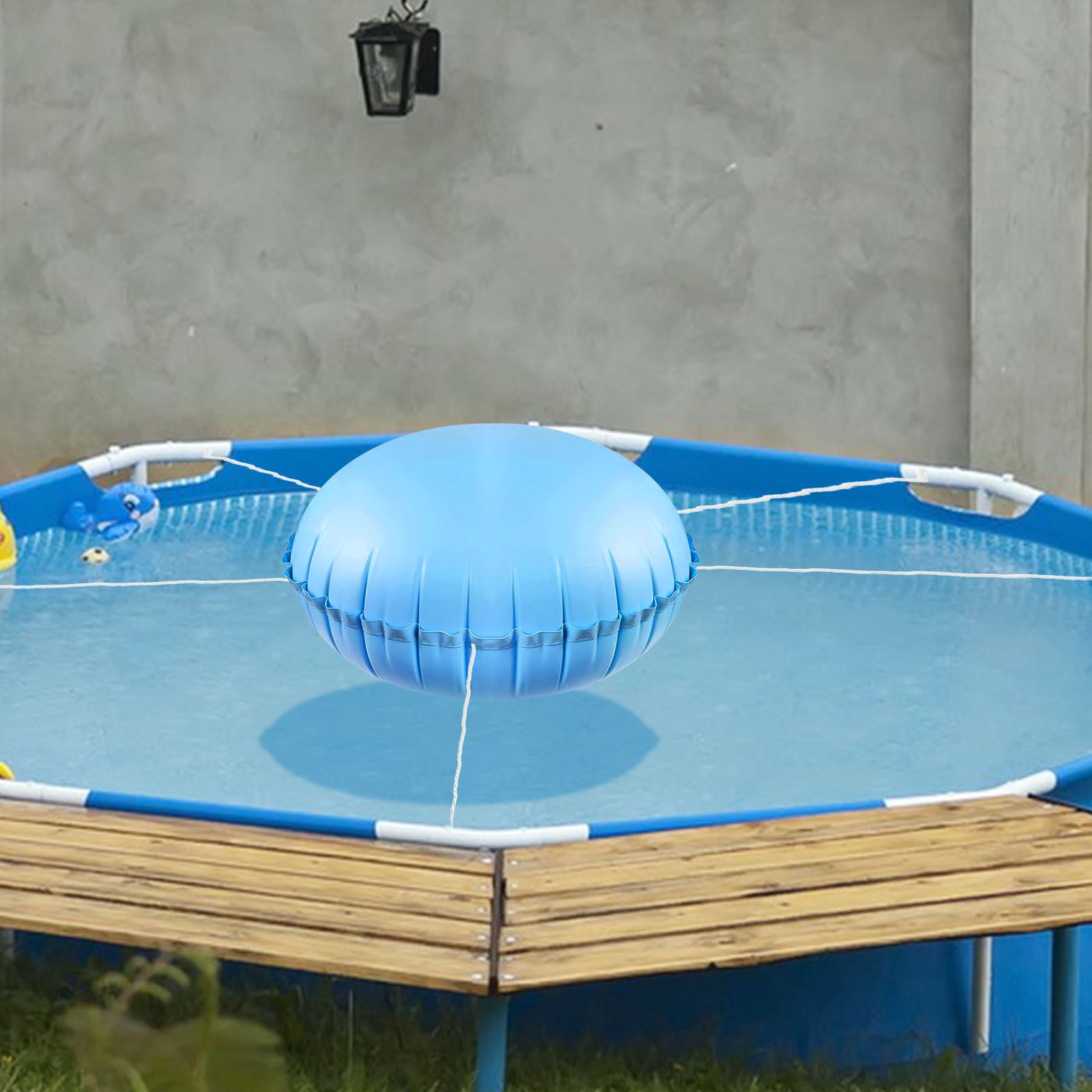 SPERMUOY Poolkissen Winter Poolkissen Luftkissen Pool,120x120cm Pool Luftkissen Winter,Winter Schluss Luftkissen,Pool Überwinterendes Luftkissen,poolkissen Für Pool Abdeckplane Tragbares Aufblasbares