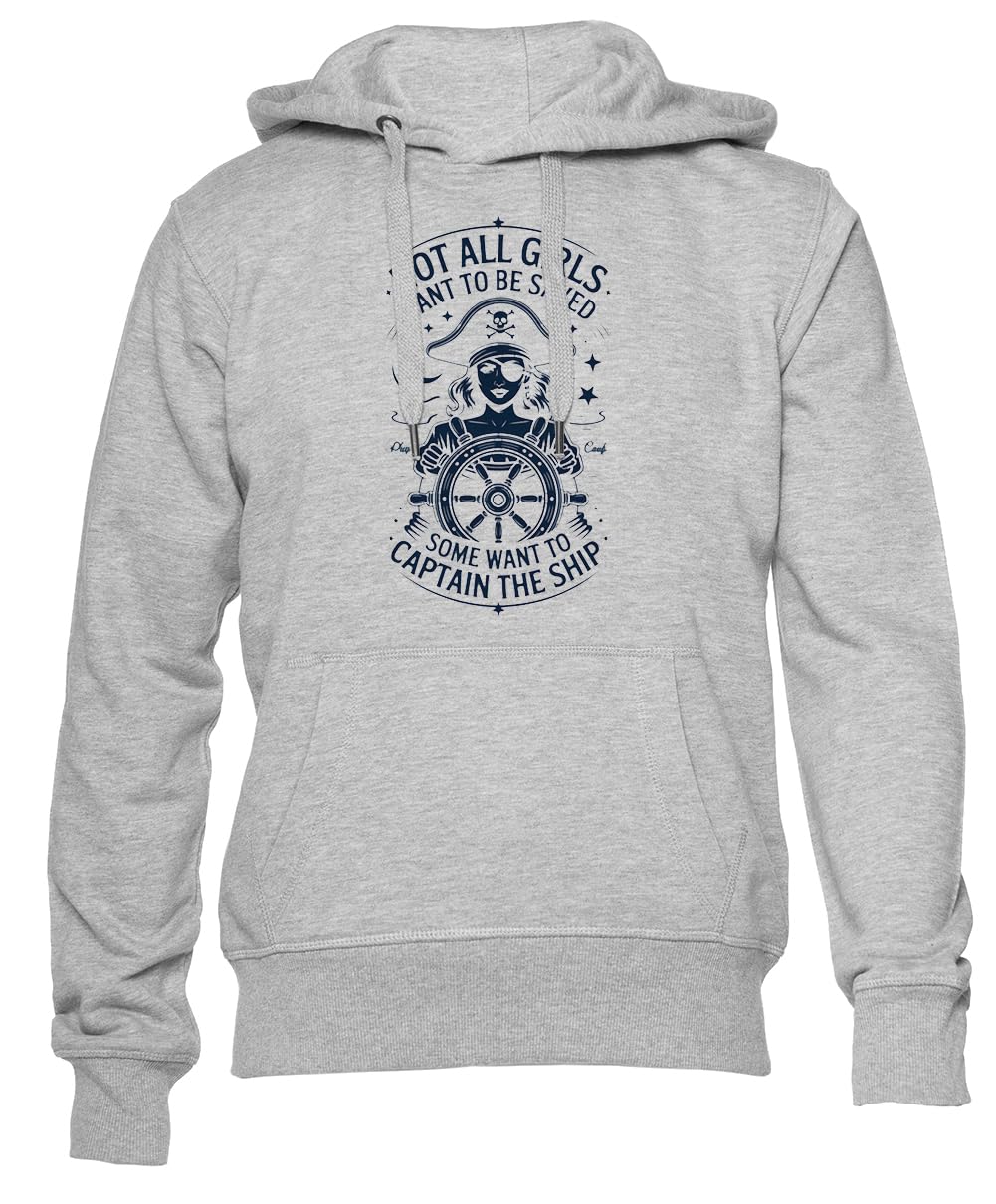 Nie Wszystkie Dziewczyny Chcą Być Uratowane Unisex Szara Bluza Z Kapturem Dla Mężczyzn I Kobiet Unisex Grey Sweatshirt Crewneck