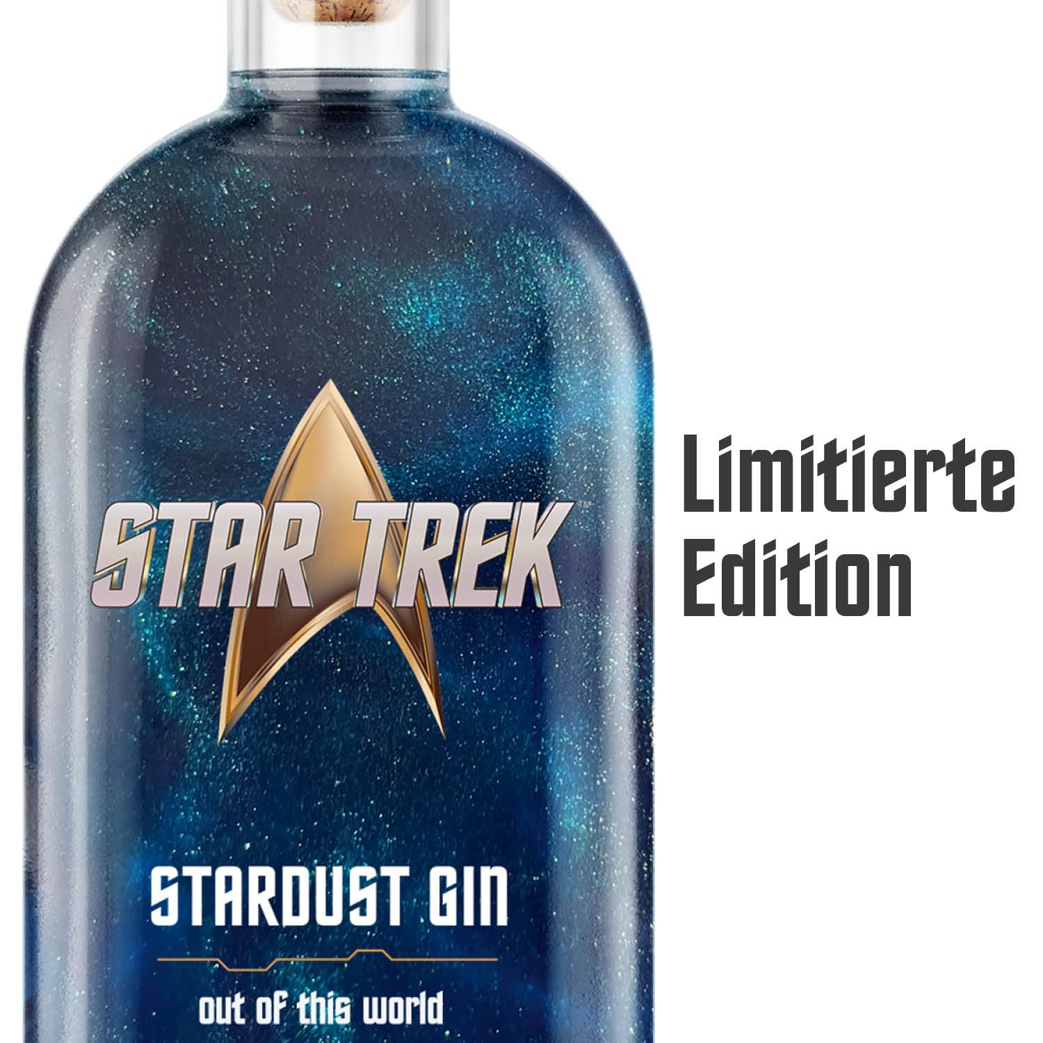 Star Trek - Stardust Gin by V-SINNE offizieller Star Trek Gin - magischer Sternenstaub-Farbwechsel - 500 ml 40% vol.