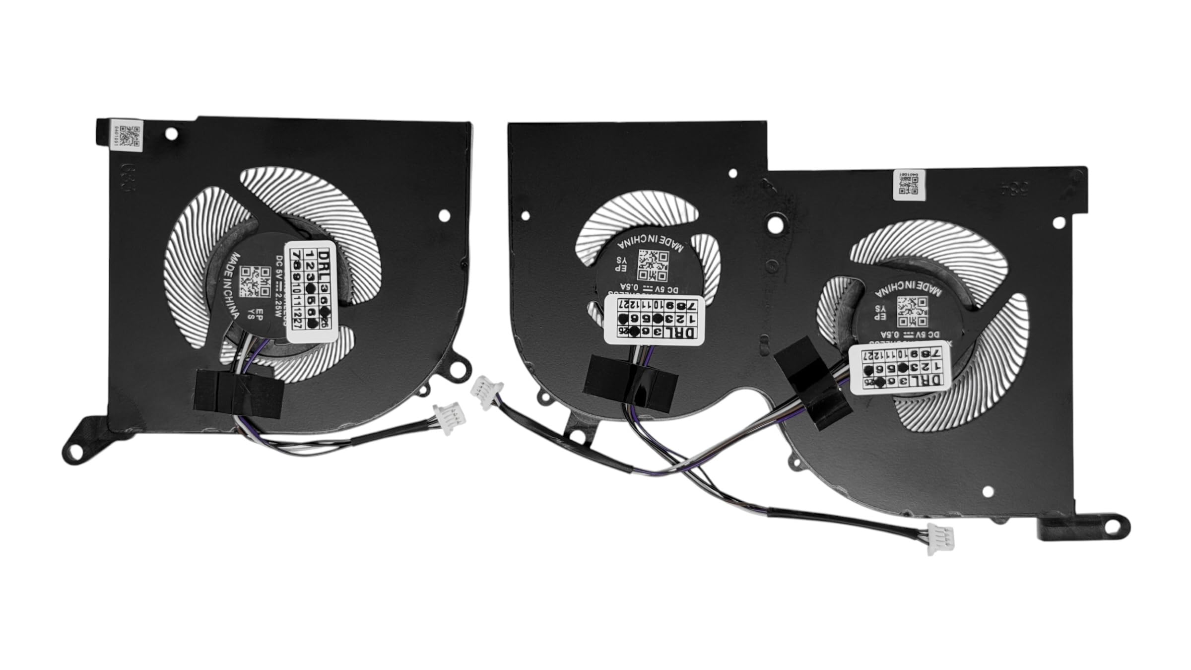 Ventole di raffreddamento CPU + GPU per MSI Stealth GS66 12UE, 12UG, 12UGS, 12UH, 12UHS (MS-16V5) (Only for Intel Gen 12th Processor)