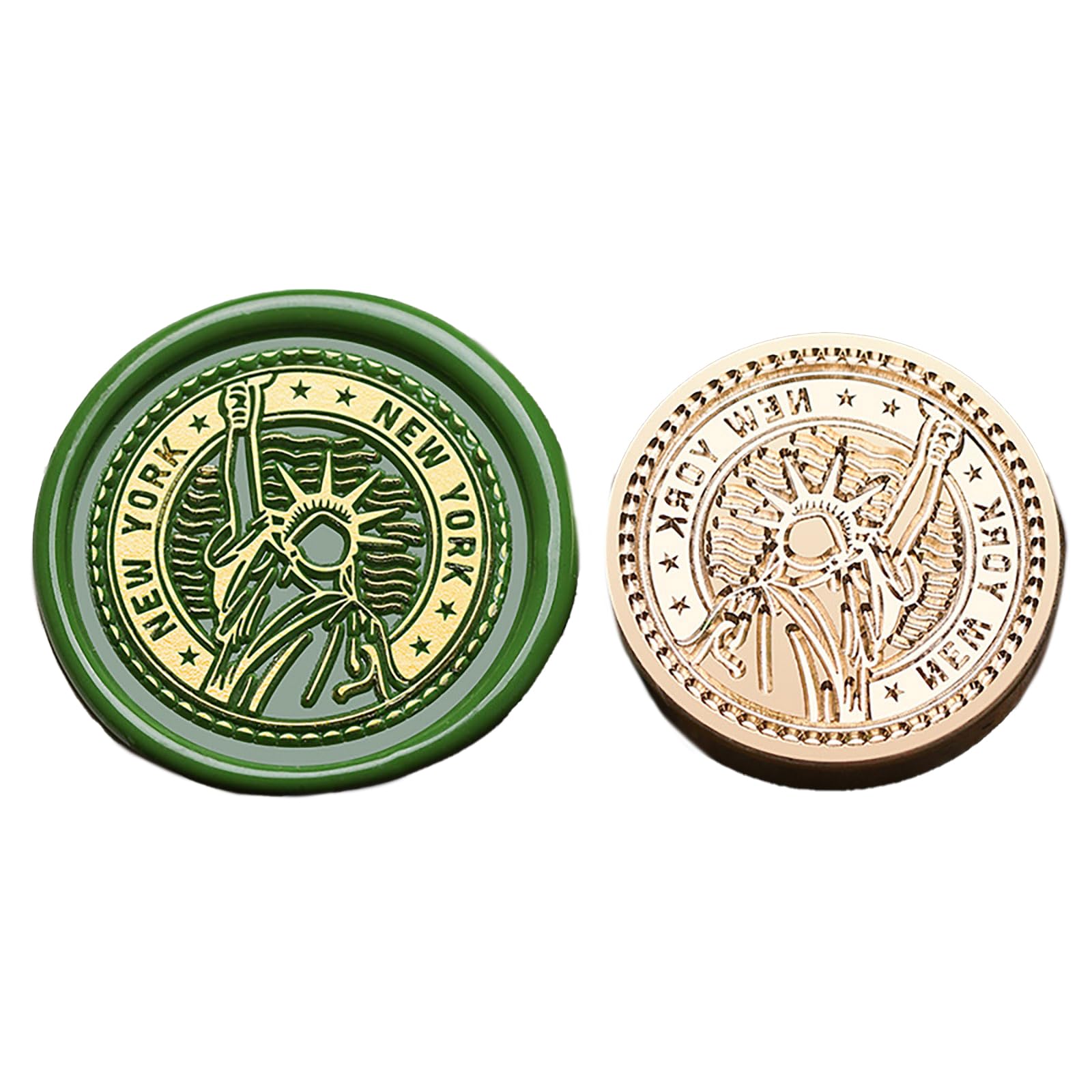 Tsophreniq Seal Stamp for Seal Envelope Craft Embellishment City Landmark Building Pattern Stamp Head for Scrapbooking Scrapbooking