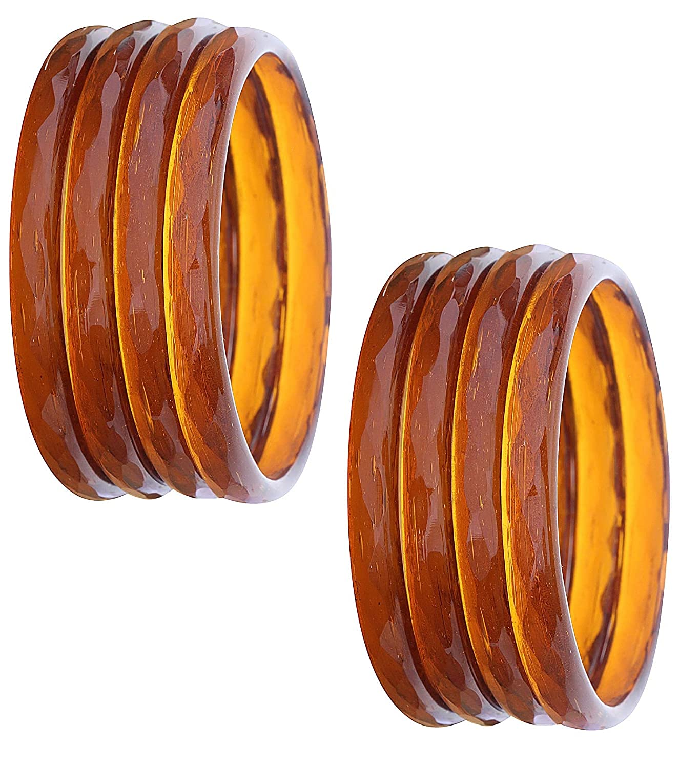 ZULKA Glass with Glossy Finished Kada Set For Women and Girls, (Black_2.2 Inches), Pack Of 8 Kada Set (B07PZC8X2B) Amazon Price History, Amazon Price Tracker