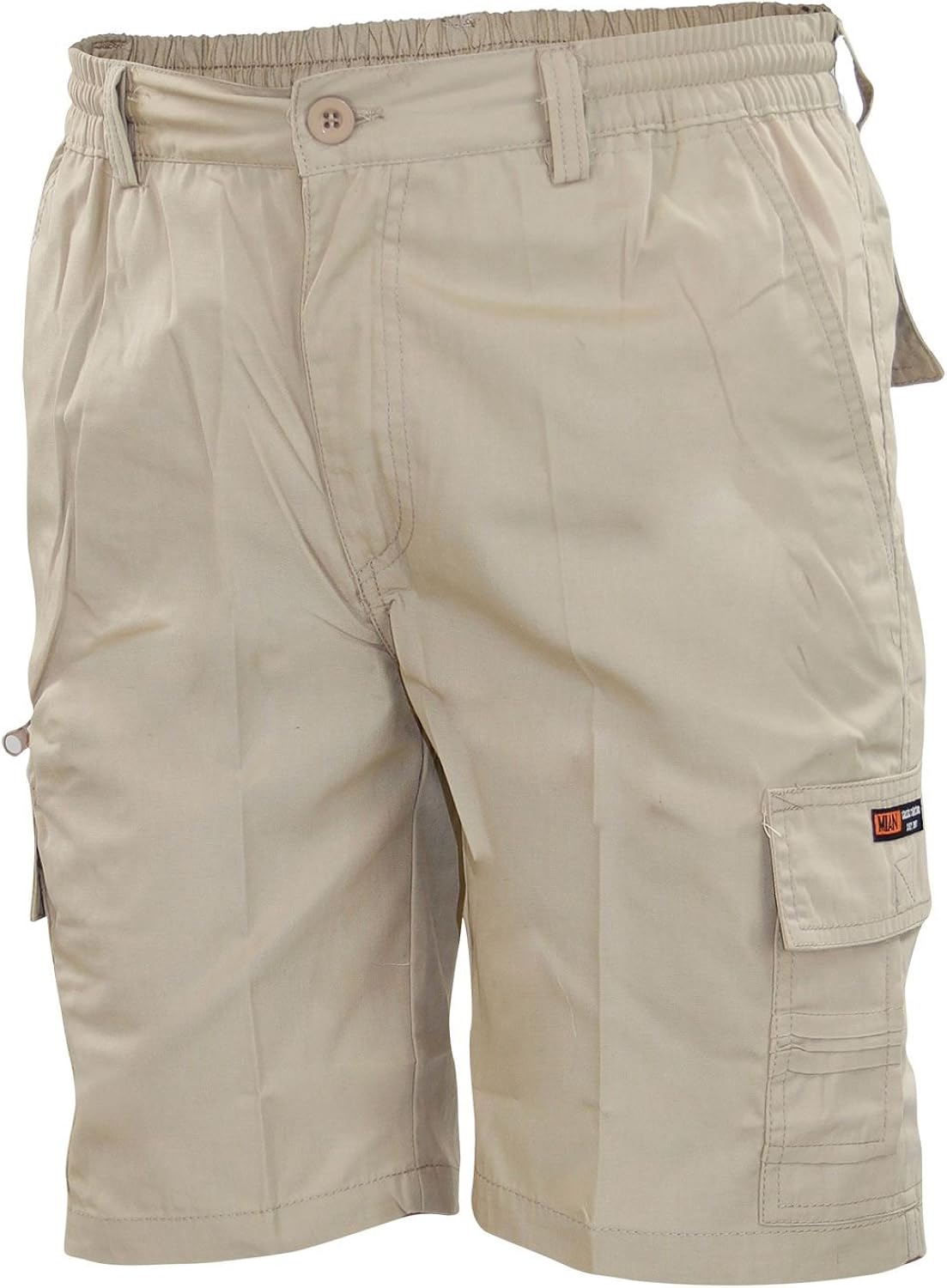 New Mens Mian Elasticated Bermuda Cotton Combat Cargo Work Shorts