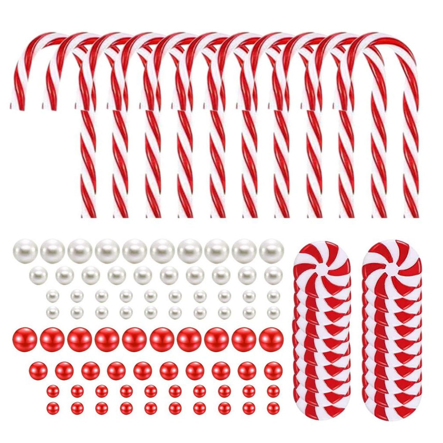 Caramelos y adornos navideños flotantes para rellenar jarrones y centros de mesa