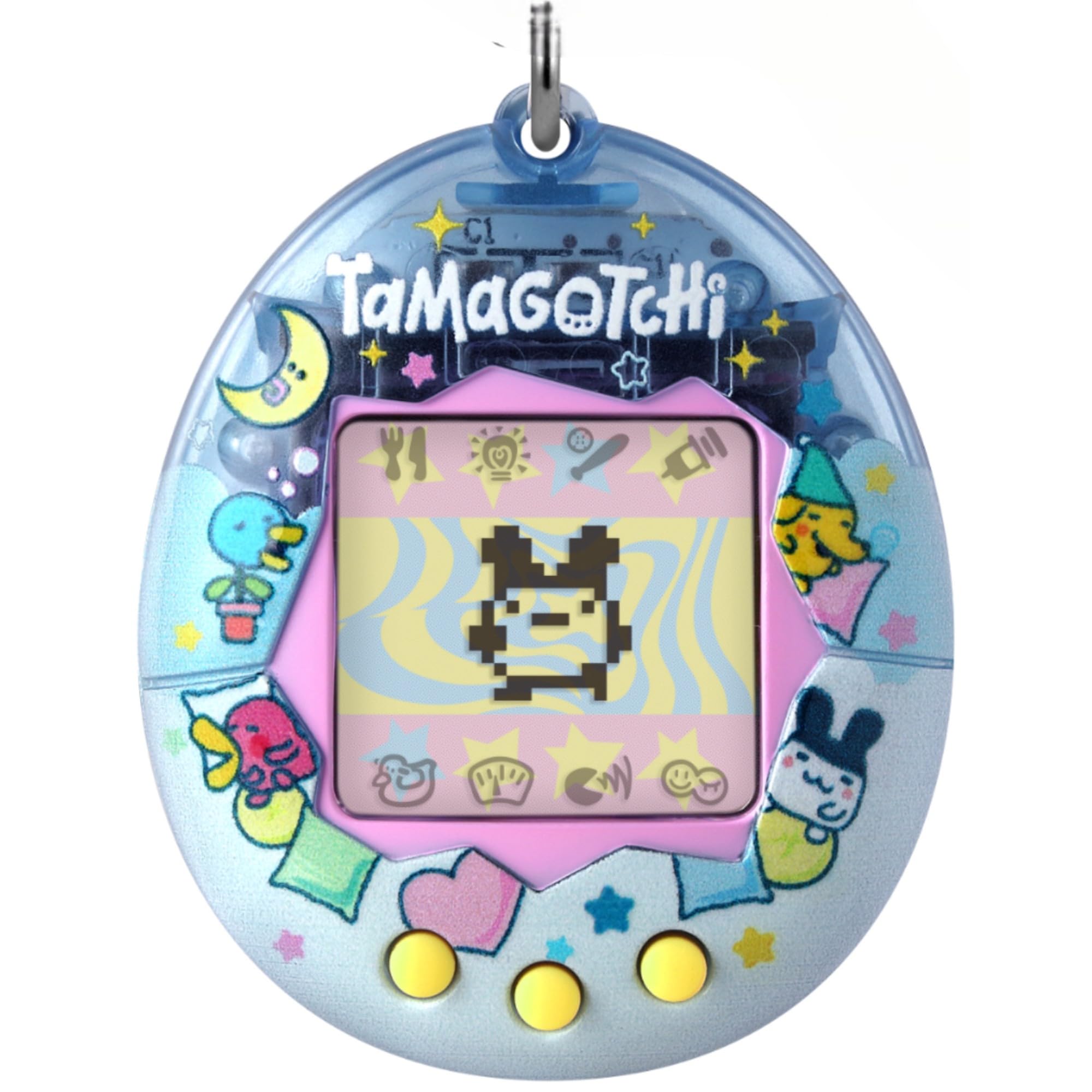 Bandai Tamagotchi Original Tama Pajama Digital Pet, 1.8 cm x 4.2 cm x 5 cm