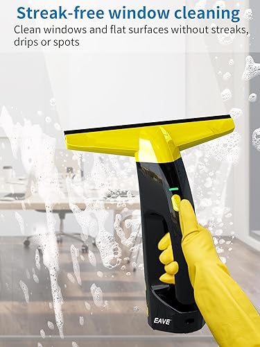 Miniatura 3 de Aspiradora de Ventana Recargable, Juego de Aspiradora de Ventana Eléctrica, Escobilla de Limpieza Eléctrica para Ventanas, Azulejos, Espejos,