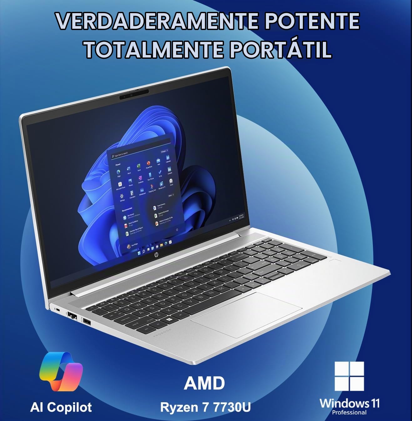 Amazon.com: HP ProBook 455 G10 Business Laptop (15.6 pulgadas FHD