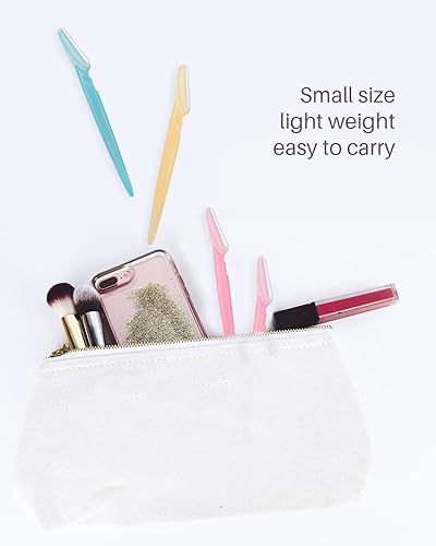 Miniatura 7 de MoHern - Maquinilla de afeitar de cejas para mujer 30 piezas de afeitar Dermaplane para mujer maquinillas de afeitar multiusos para mujeres y hombres