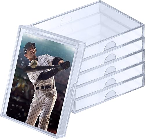 Funda transparente, organizador de tarjetas compatible con MTG TCG, estuche de plástico para cartas coleccionables de colección de tarjetas para