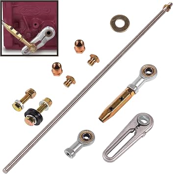 ACA-1800 21 700R4 Transmission Shift Linkage Kit for Chevy C1500 C10 Chevelle GM Turbo-Hydramatic TH-200,TH200-4R,TH-350,TH-400,4L60,4L60E,TH700-R4 &4L80E Transmission Column Shift Linkage CB5010.