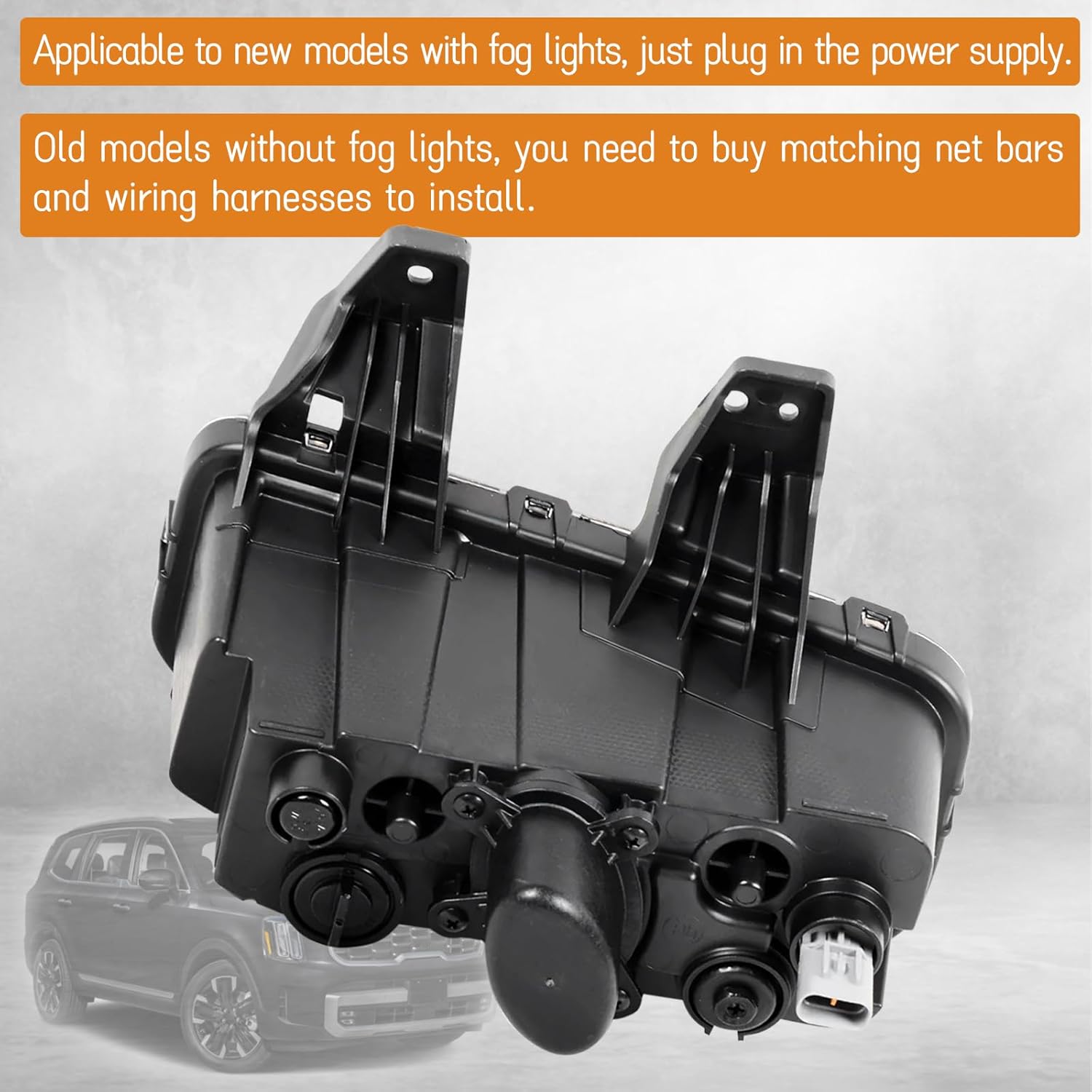 92202-S9000 Right Passenger Side LED Fog Light Lamp Compatible With 2020 2021 2022 Kia Telluride SX 3.8L V6
