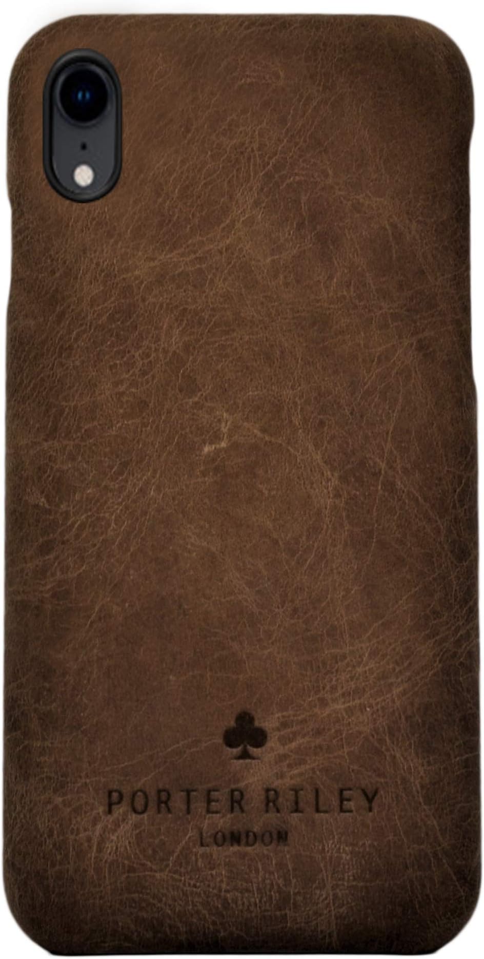 Sponsored Ad – PORTER RILEY - Leather Case for iPhone XR. Premium Genuine Leather Slimline Back Case (Chocolate Brown)