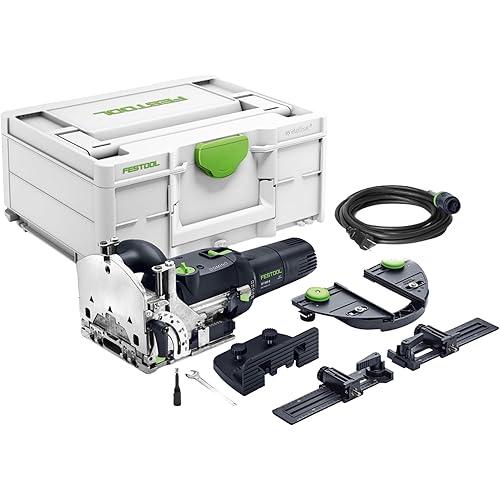 Festool 578544 DOMINO DF 500 Q-Set Joiner, Professional Wood Joinery Tool for Mortise & Tenon Domino Tenons, Precision Woodworking Joiner for Furniture, Cabinets & Panel Assembly