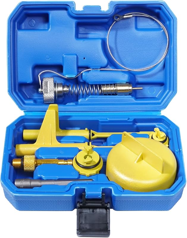 Kit de ferramentas para abastecimento e drenagem de óleo da transmissão 9G-Tronic RIODEMBO com adaptador M12x1,5 – 8 peças