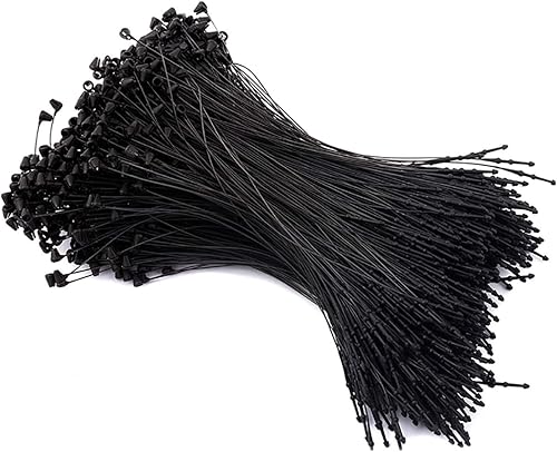 5000 piezas de cierre de plástico para colgar, cierre a presión, bucle de seguridad de 3.3 pulgadas, etiquetas de bloqueo de plástico para etiquetas