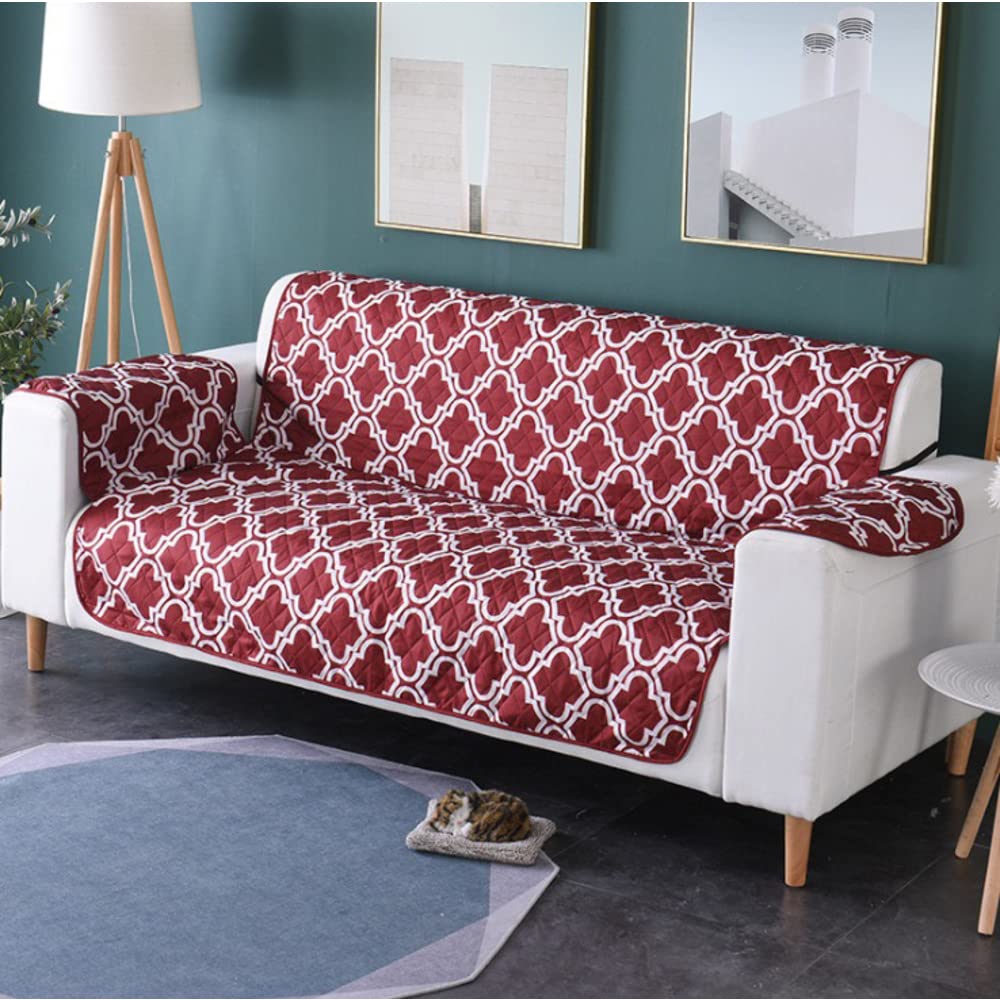 Amazon｜ソファーカバー ペット 二人掛け sfp02 二人掛け ワインレッド