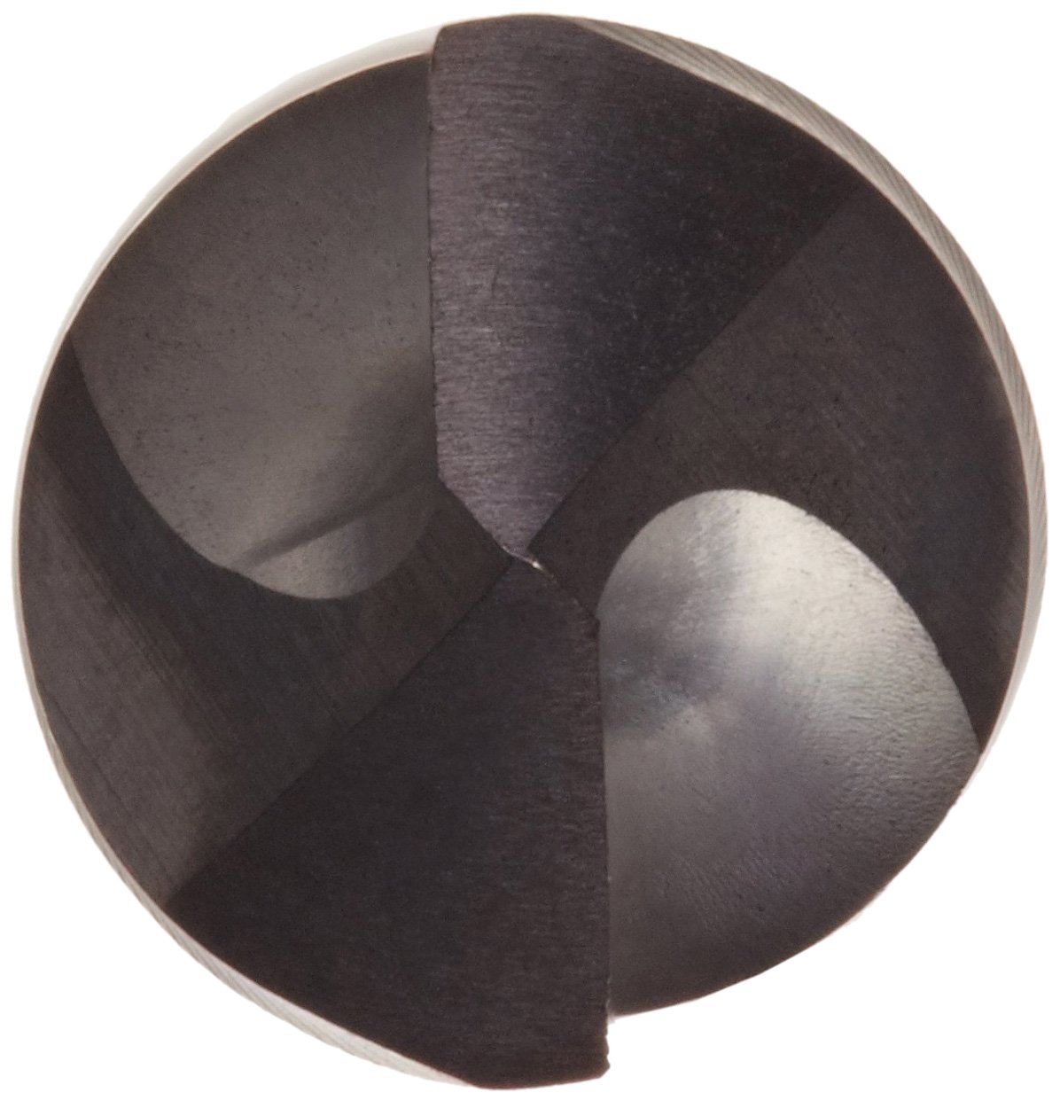 Cleveland 2133 Style Cobalt Steel Short Length Drill Bit, TiCN Coated, Round Shank, 135 Degree Split Point, 8.5 mm (Pack of 6)