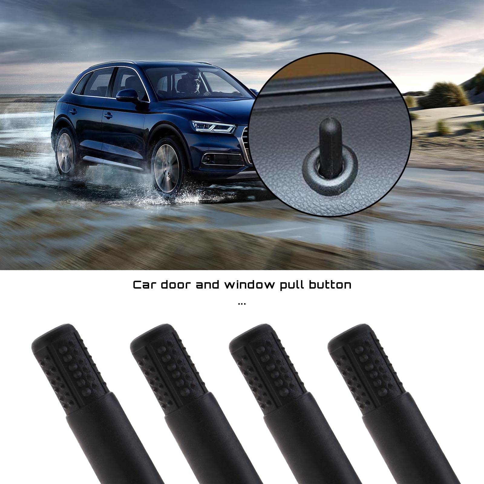Tige De Verrouillage Pour Bouton De Porte Audi - Pièce Neuve 893837187E - Compatible Audi 100, 80, A6, A8