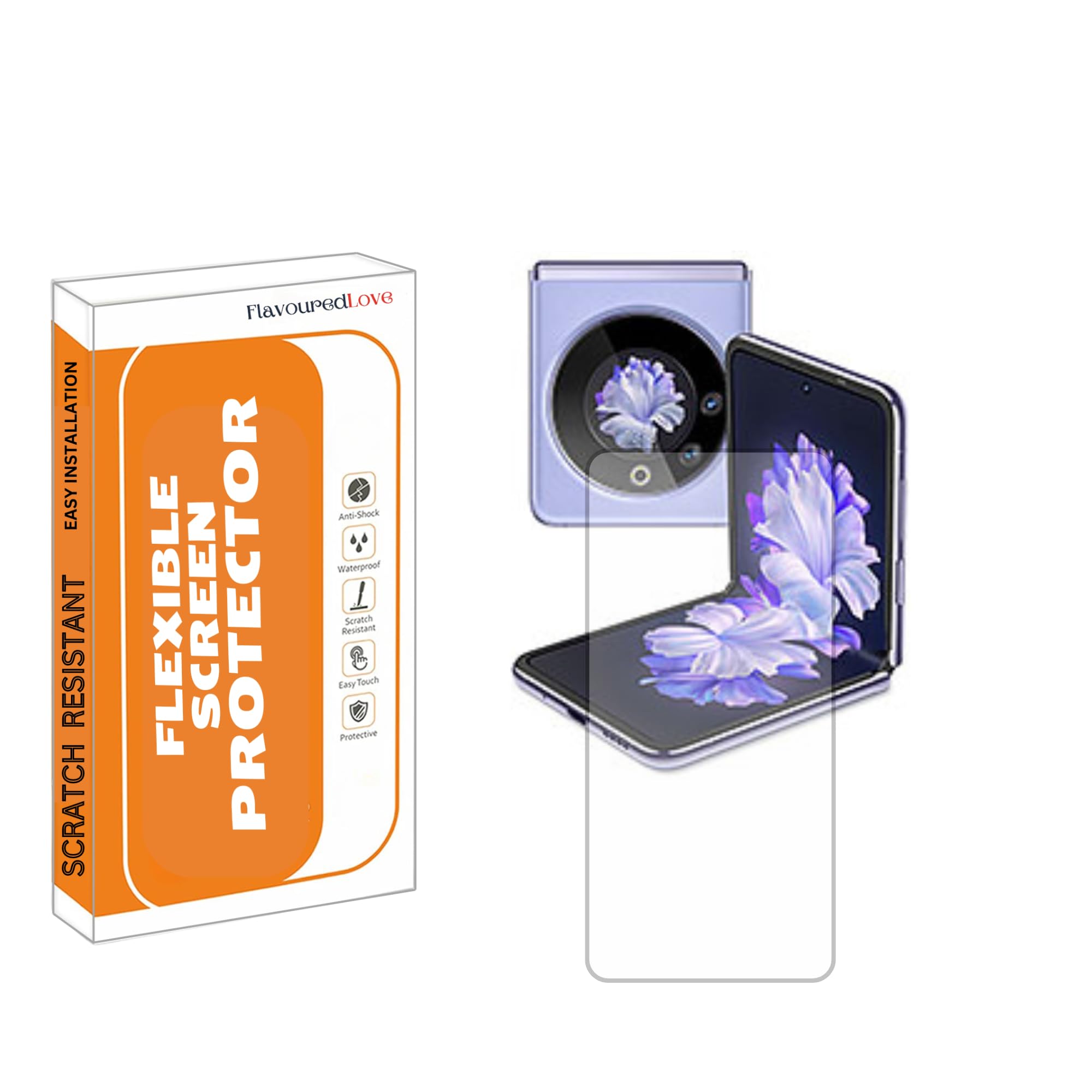 flavouredlove Flexible TPU Screen Protector for Tecno Phantom V Flip - Self-Healing, Case-Friendly, Protects from Drops & Scratches, Smooth Touch, Maintains Touch Sensitivity PACK OF 1 (B0D84BPZN4) Amazon Price History, Amazon Price Tracker