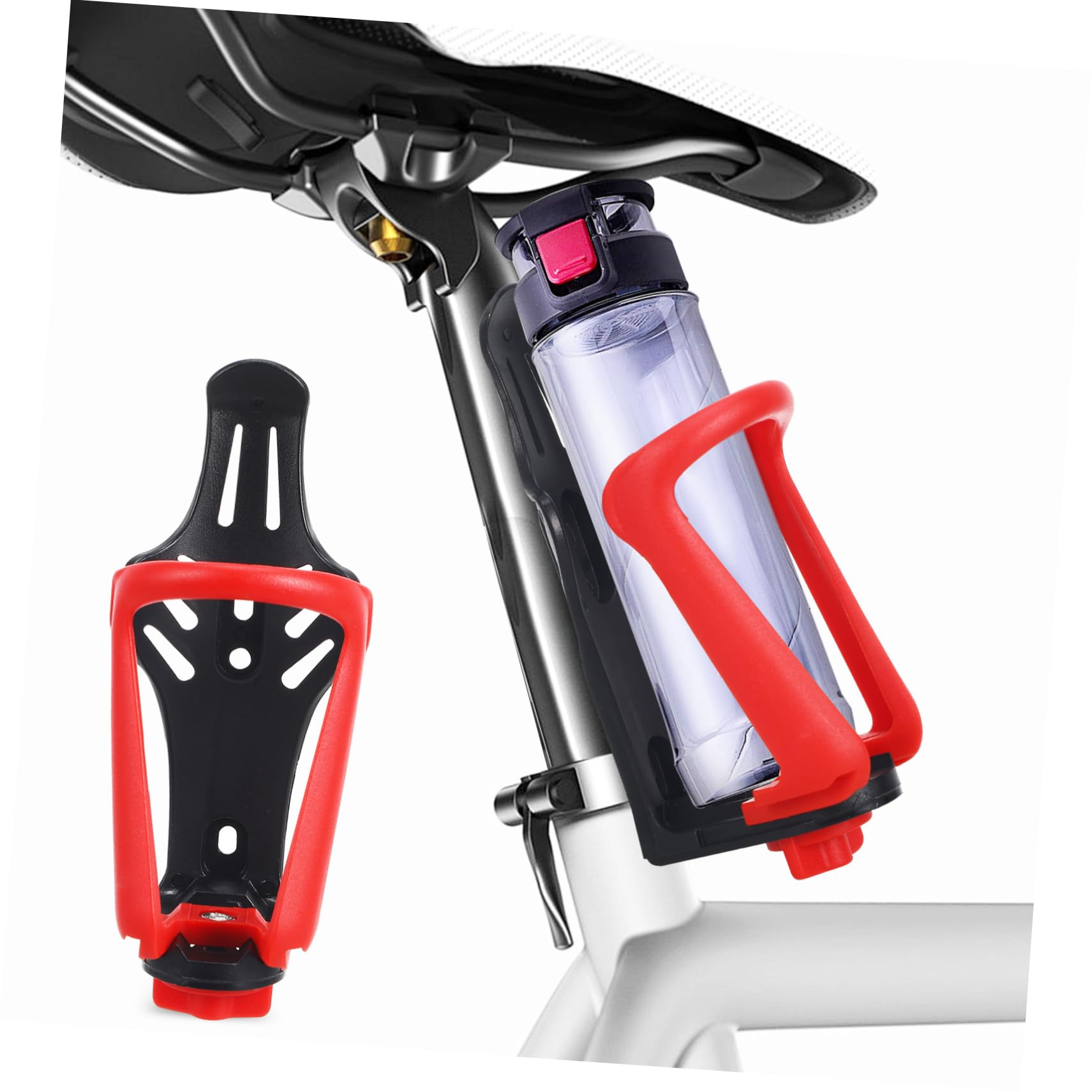 BESPORTBLE 3pezzi Portabottiglie Regolabile Per e Bici Supporto Stabile Per Bicicletta e Compatibile Con Diverse Di Contenitori Facile Da Installare Accessorio Outdoor Essenziale