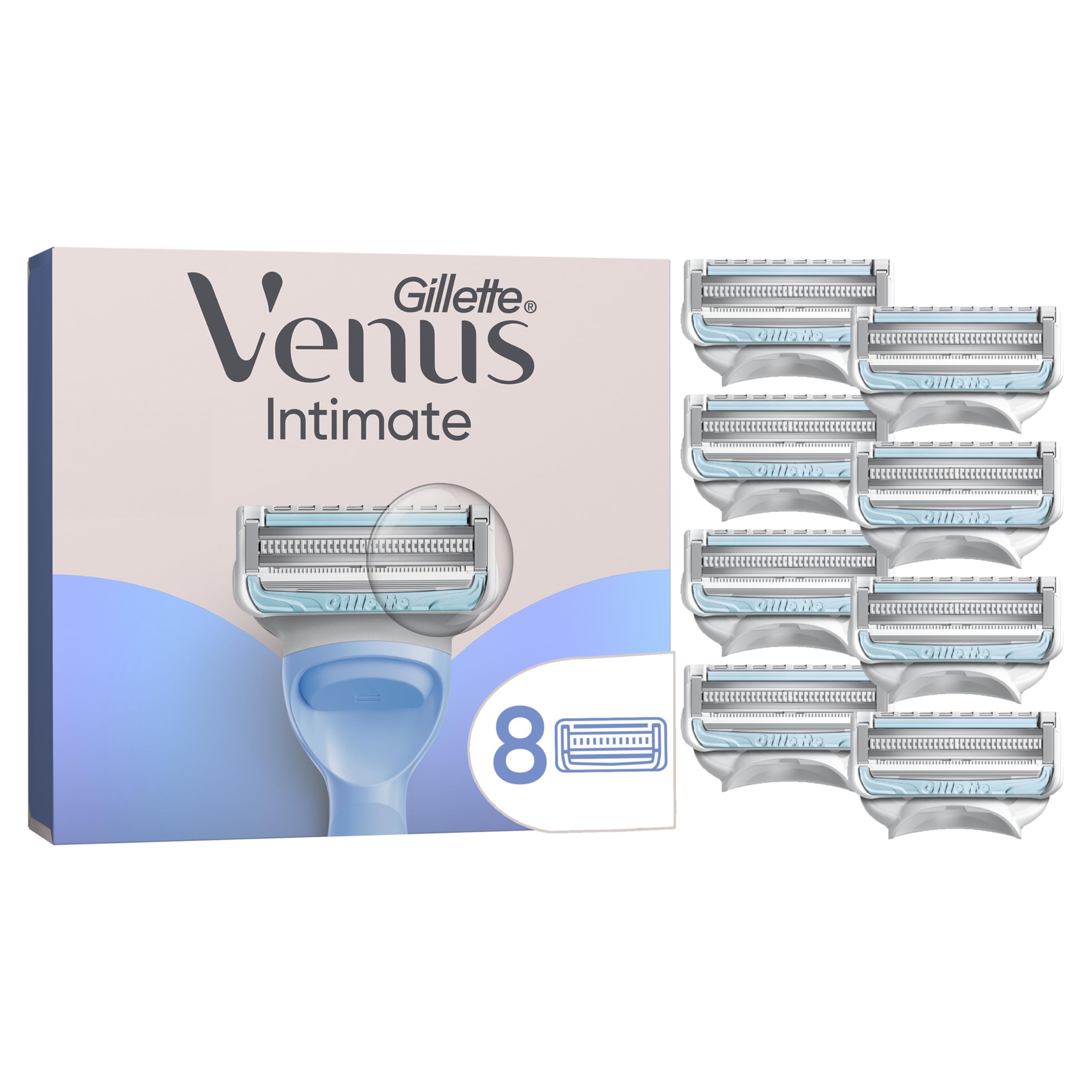 Gillette Venus Rasierklingen Damen Original, 8er Pack, Aloe Vera