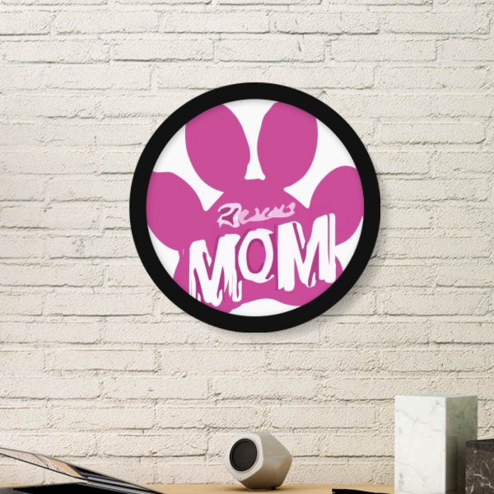 Cadre photo maman motif animal protecteur un hommage tendre style bande dessinée rose