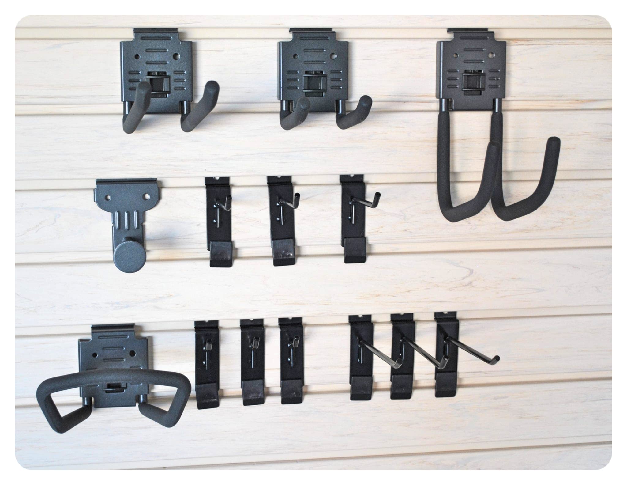 Slatwall Hooks Variety Kit for HandiWall Panel Organization, HHK