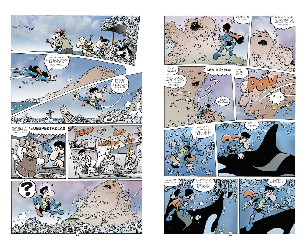Superlópez. La isla de basura (Magos del Humor 197) (Bruguera Clásica)