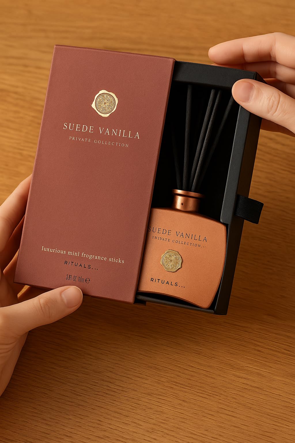 Rituals Luxuriöse Mini-Duftstäbchen aus Wildleder, Vanille, Privatsammlung, Heimdekoration, 97,6 ml