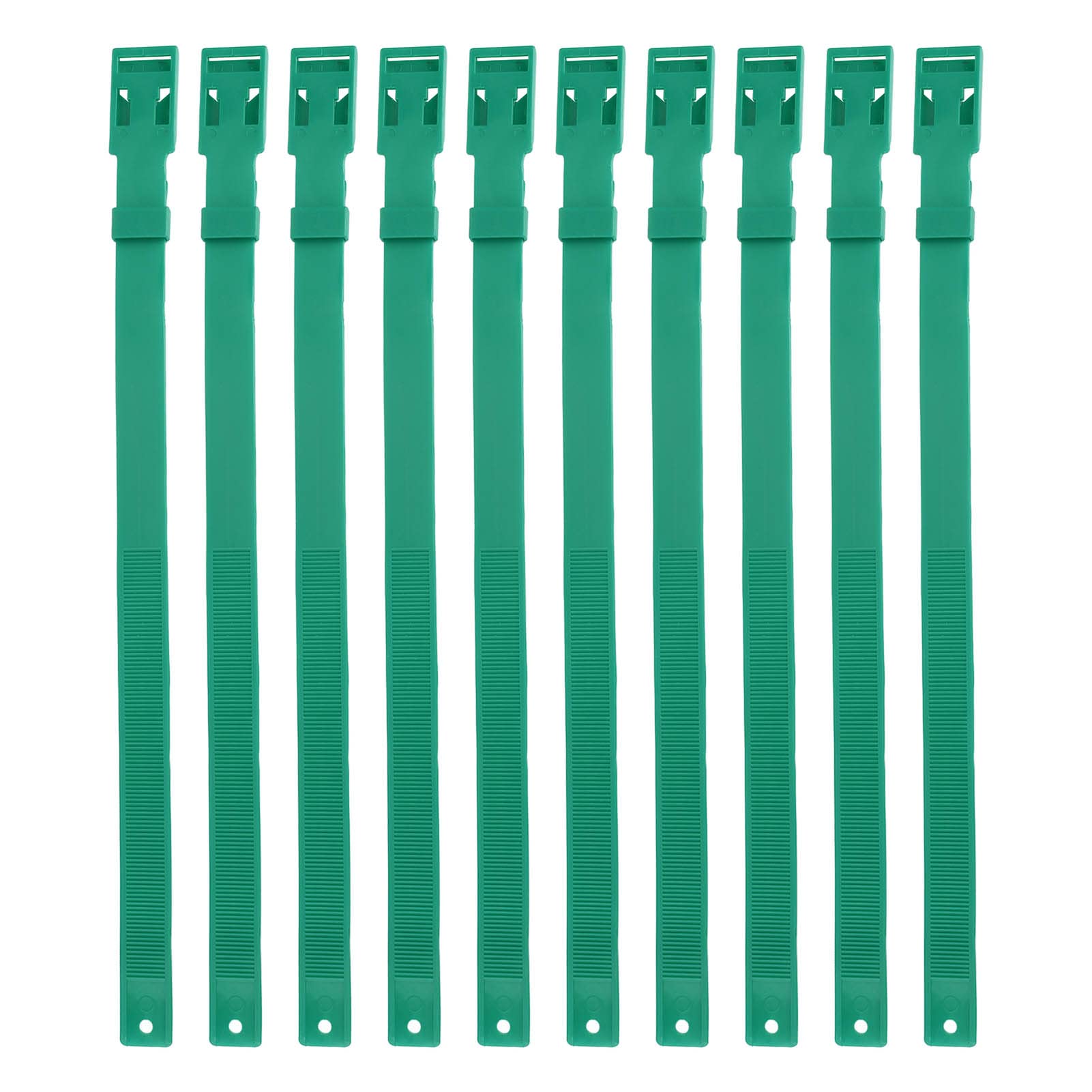 Collar de Cabra Collar de Ganado de PU Ajustable para Monitoreo de Salud para Vaca Oveja Caballo, 10 Collares de Identificación de Color de 23 Pulgadas para Gestión Agrícola (Verde)