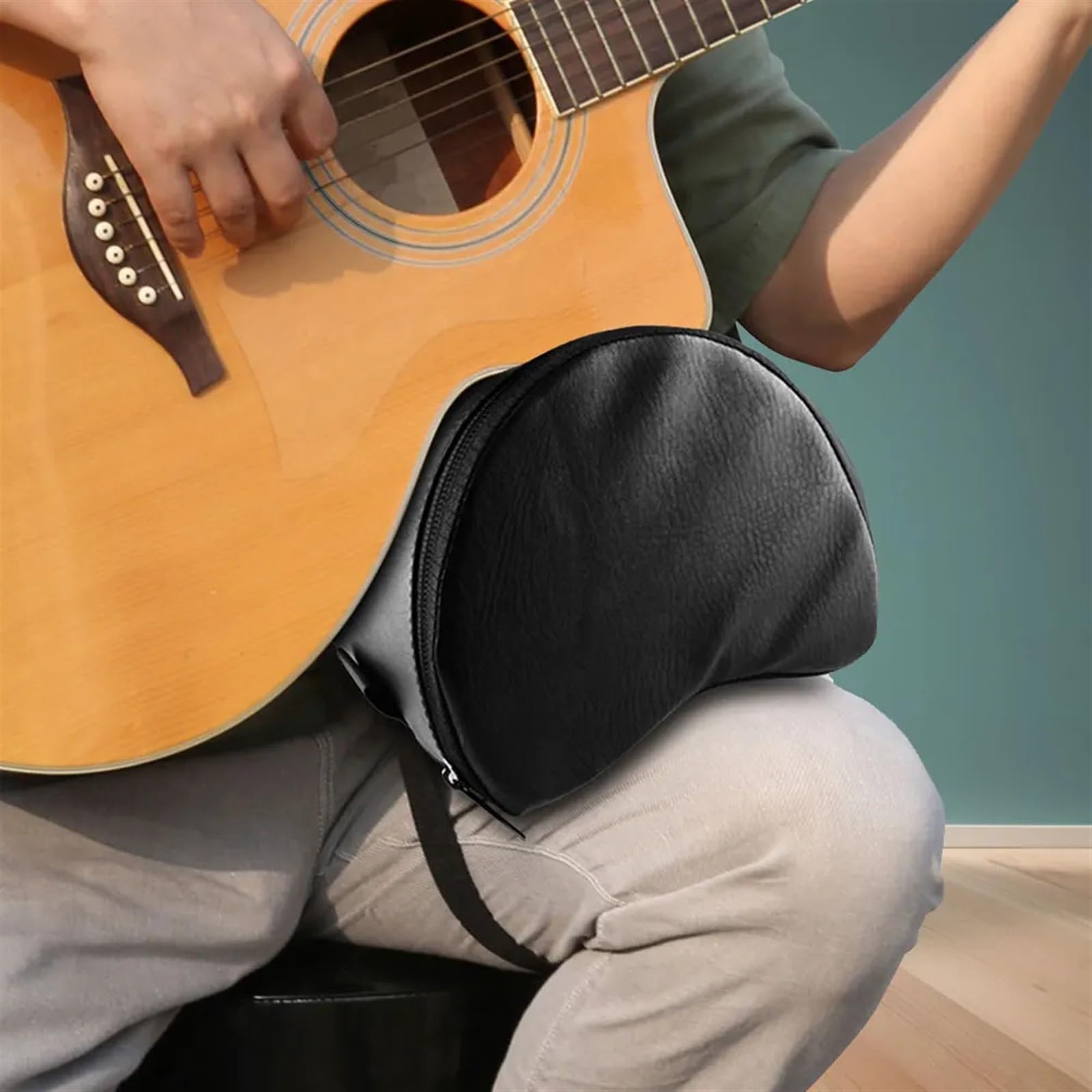 Podkładka Pod Gitarę Klasyczną Z Paskiem Mocującym, Podpórka Pod Nogi Gitary, Podpórka Pomocnicza Do Gry Na Gitarze, Akcesorium Do Instrumentów Strunowych