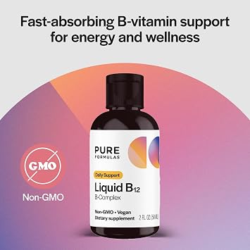 PureFormulas Liquid B-12 (B-Complex) - 2 fl. oz (59 ml)