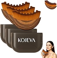 Vista 8 de Cepillo facial de contorno linfático, cepillo de drenaje facial linfático, suave, orgánico, reduce la hinchazón, mejora la piel y el resplandor