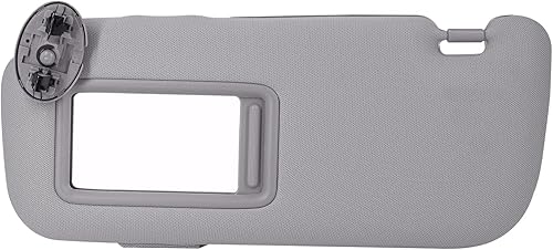 CULMKARI Parasol para el lado del conductor para Toyota Corolla 2007-2013, parasol de protección solar delantero izquierdo gris, repuesto con número