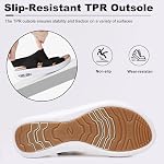 Les femmes d'été de marche Sandales Glisser sur Air Coussin Support Platform Sandales Open Toe Strap Robe Sandal Chaussures