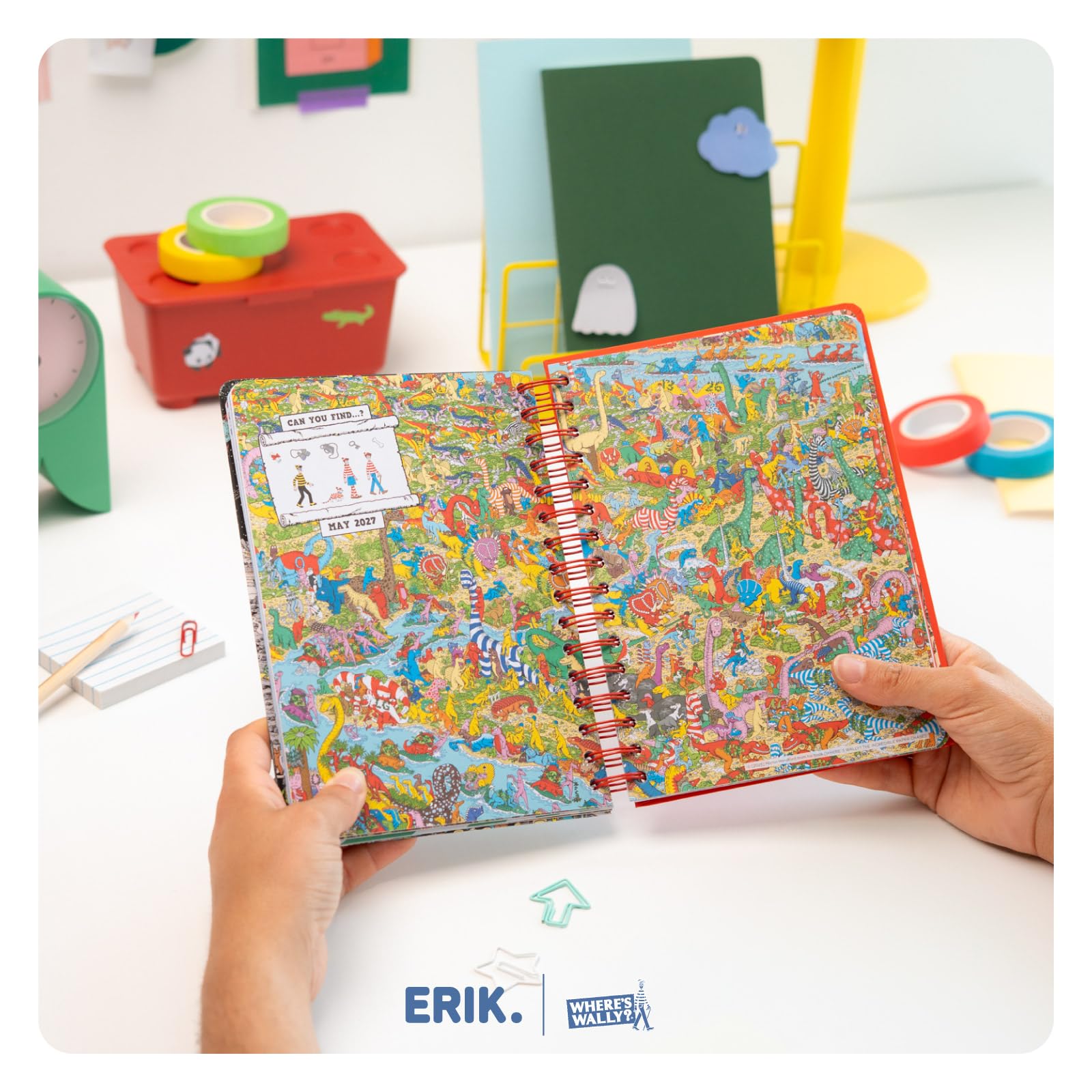 Grupo Erik A5 Academic Diary 2026-2027 Week to View - Wheres Wally Books | Back to School Planner 2026-2027, Mid Year Diary 2026 2027, A5 Weekly Planner | Where's Wally Book