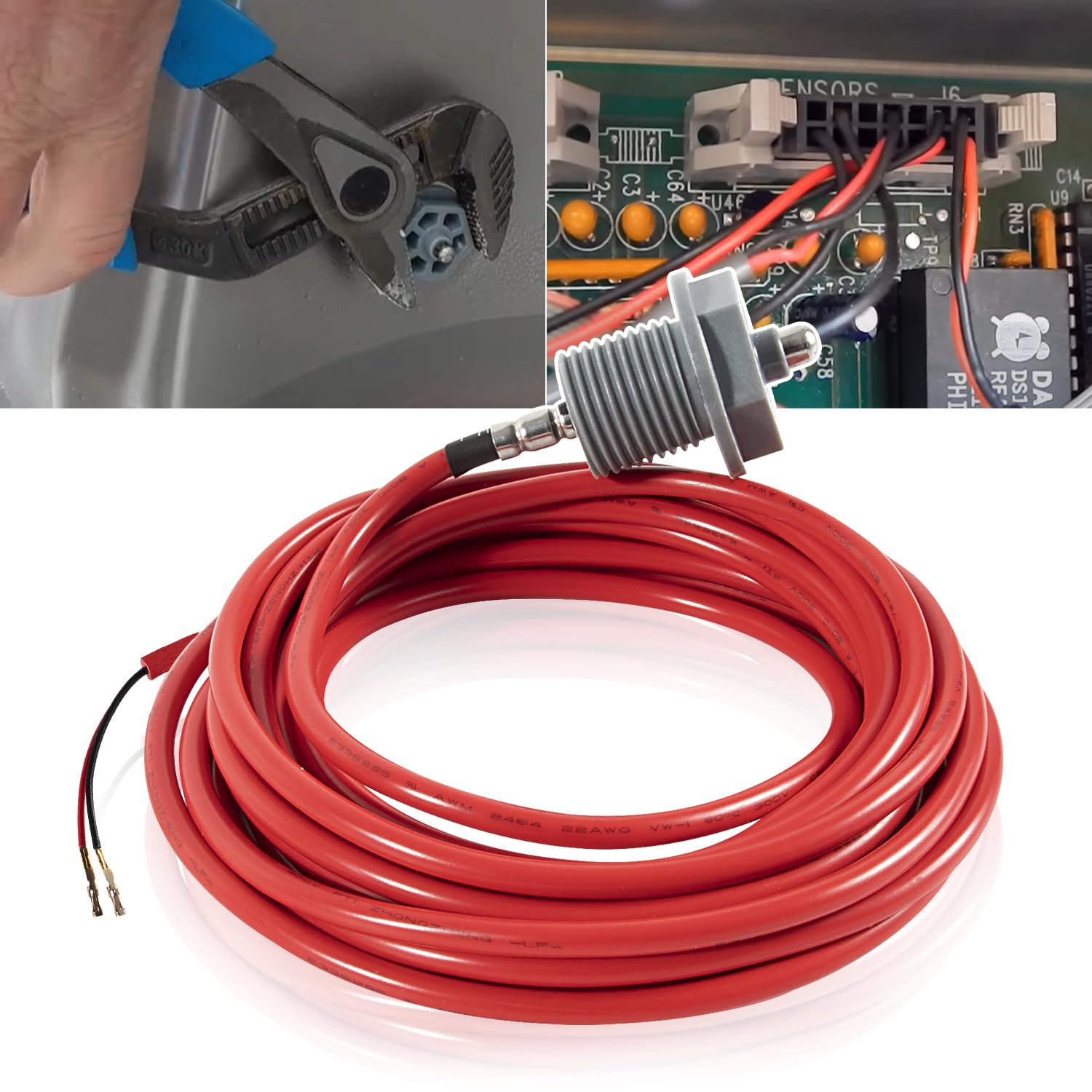 Amazon.com: 6600-166 Temperature Sensor with Curled Finger