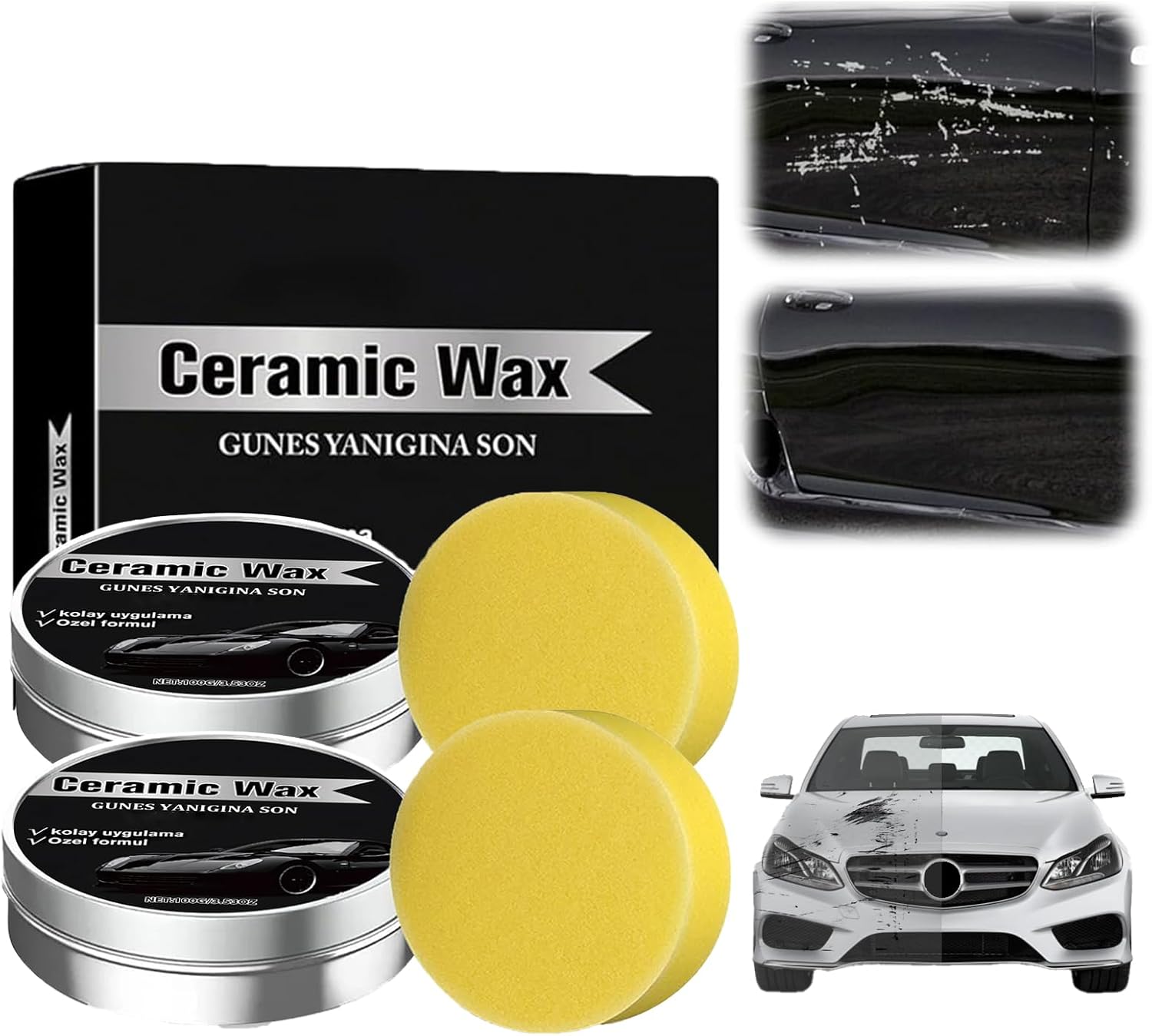 Cera de Titanio Ceramic Wax Cream para Autos