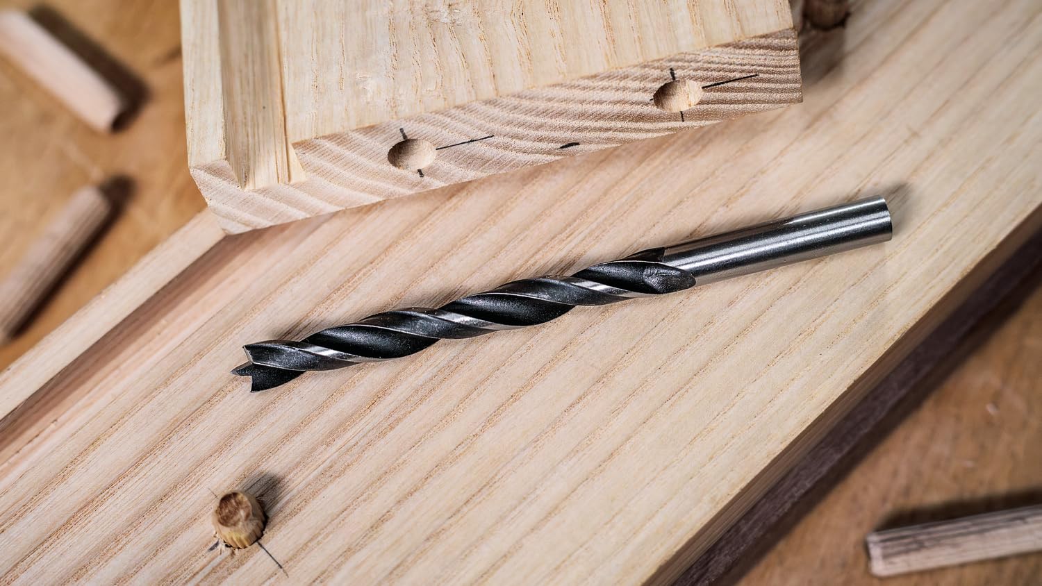 Image secondaire de Foret Hélicoïdal PRO Wood Bosch - Précision pour Bois Dur et Tendre, Ø 7 mm