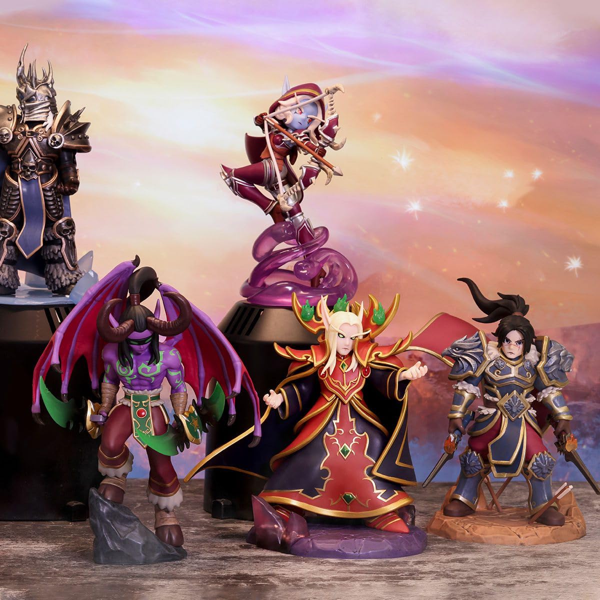 Pop Mart World of Warcraft Classic Character Series Sammelfigur Blind Box, sortiert