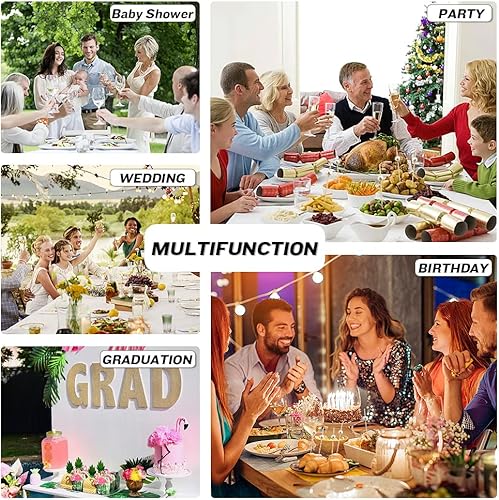 Miniatura 76 de 120 palillos de cóctel para aperitivos, palillos de cóctel para bebidas, palillos de dientes de bambú, palillos de dientes elegantes