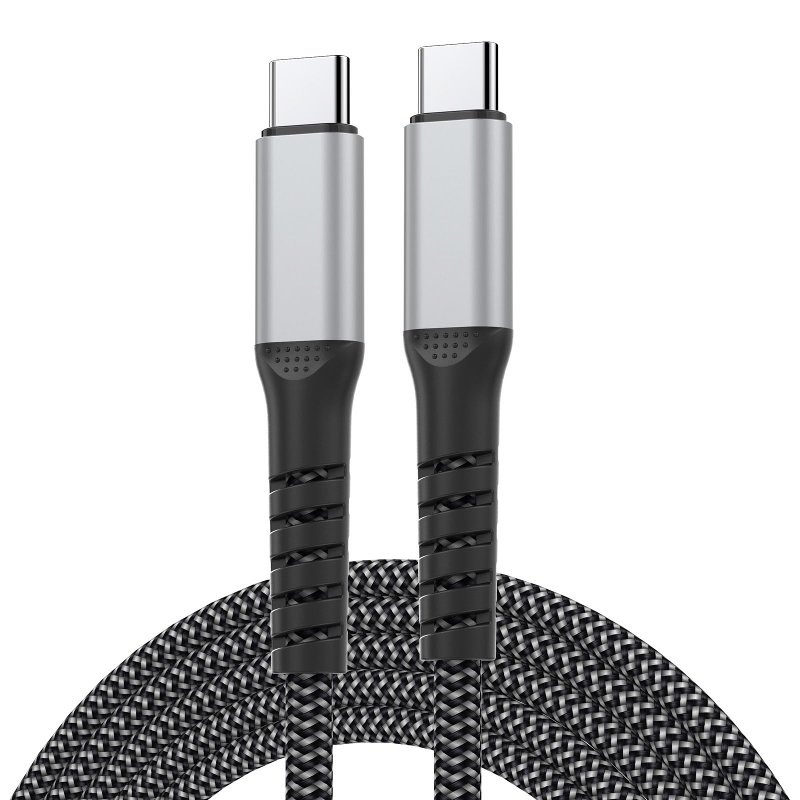 Cavo USB C a USB C 2M 100W Ricarica Rapida PD 5A Cavetto con E-Mark Chip Filo Caricatore per Samsung Galaxy S23 Ultra S22 S21, iPhone 15 Pro Max, iPad Pro