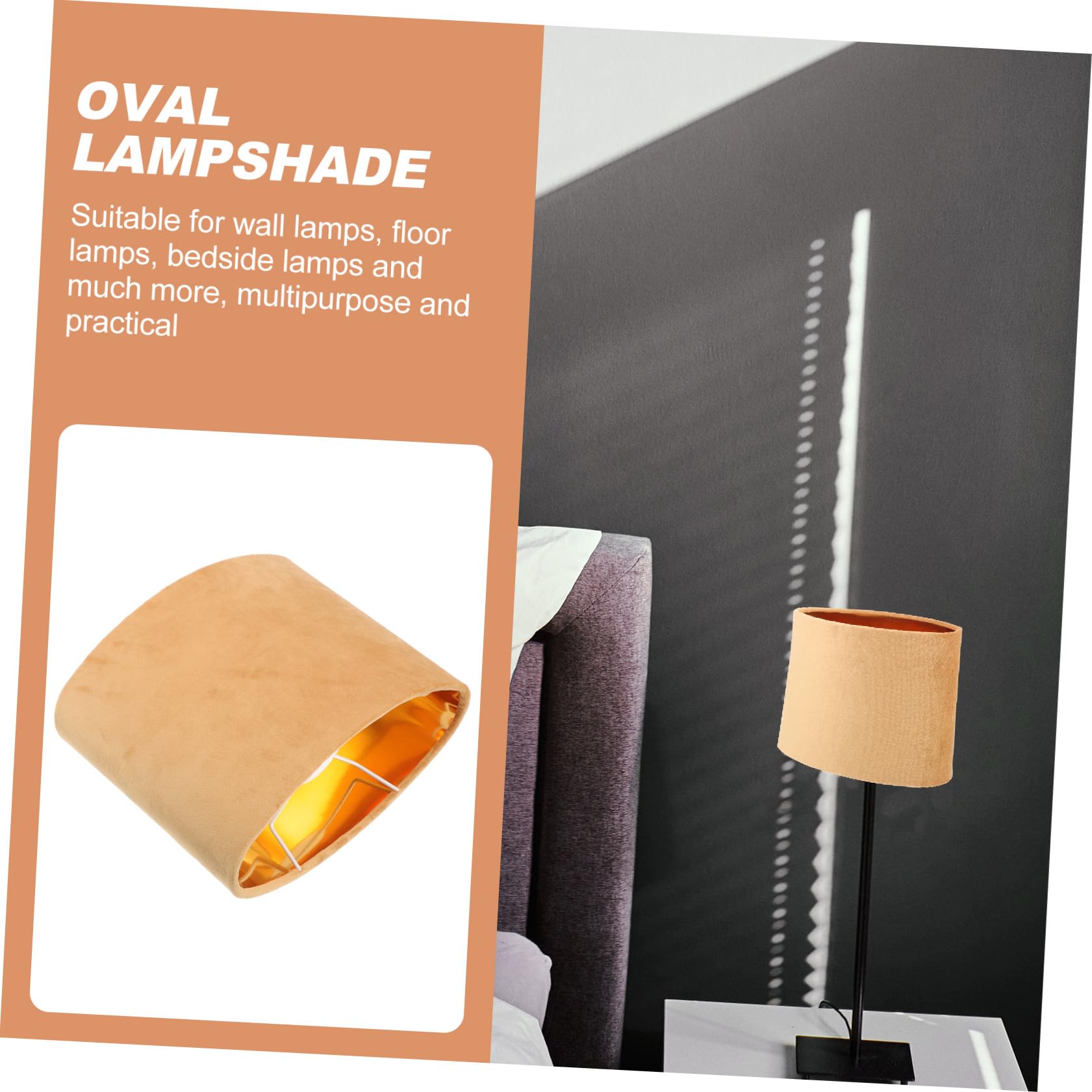 Artibetter 1pezzi Paralume in Tessuto Semplice Copertura per Lampada da Camera da Letto Accessorio per Lampada Idea Regalo per Inaugurazione della Casa