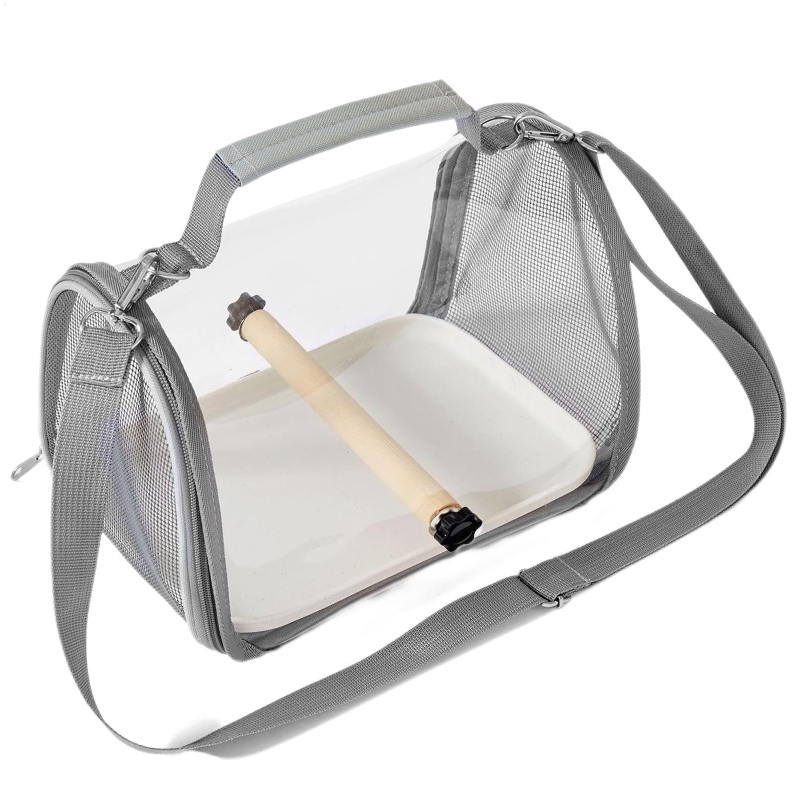 Borsa da trasporto per pappagalli, trasportino per parrocchetti con posatoio, calopsitta, piccola gabbia per il trasporto di animali domestici, parrocchetti, piccioncini, calopsitte