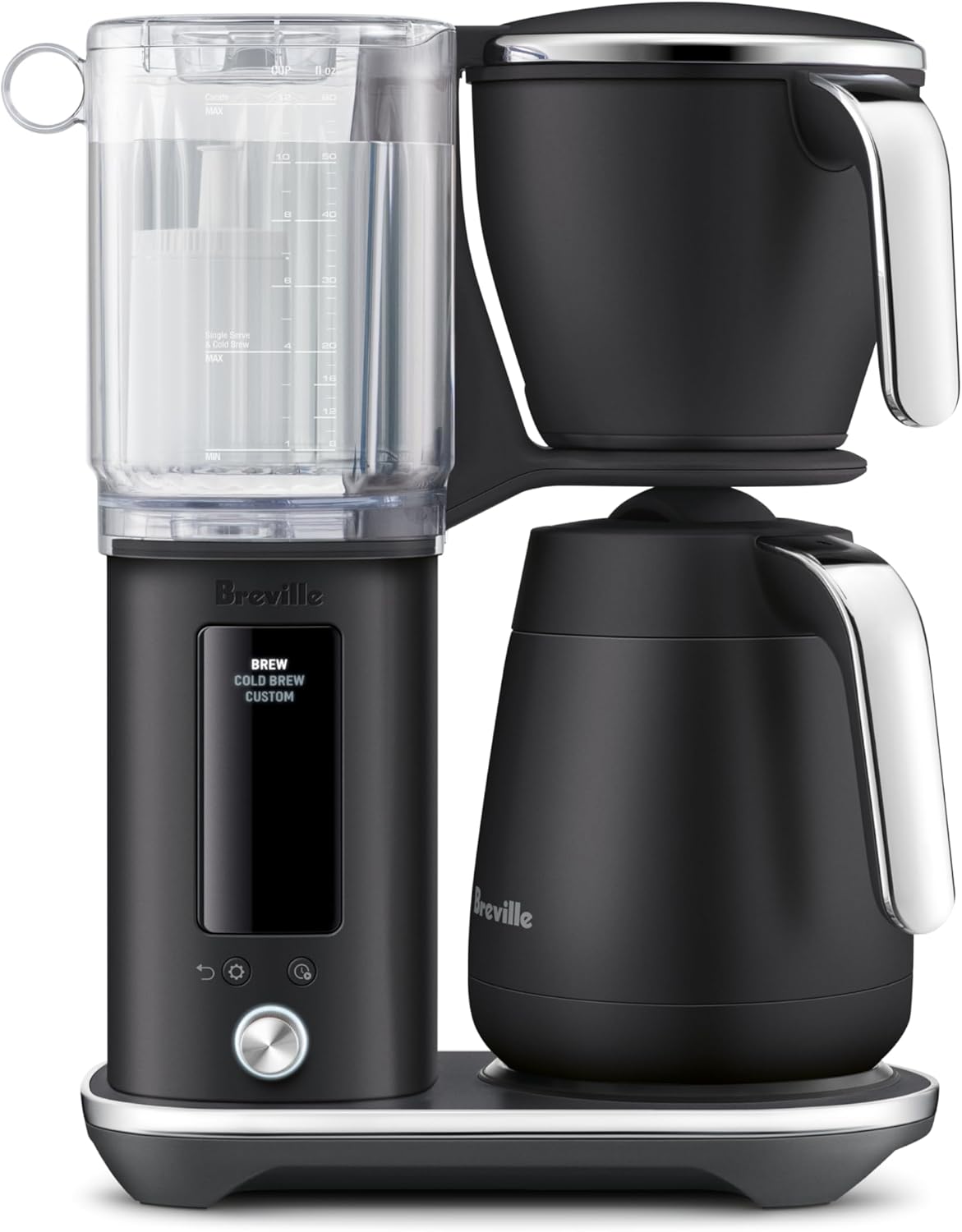 Breville Luxe Drip Coffee Machine BDC465BTR, Black Truffle, Thermal Carafe