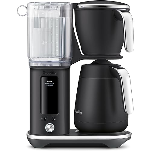 Breville Luxe Drip Coffee Machine BDC465BTR, Black Truffle, Thermal Carafe