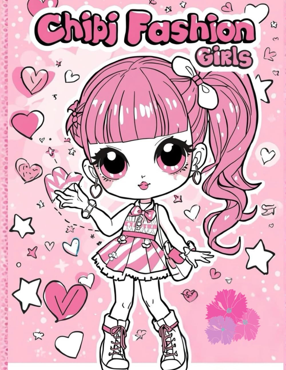 Chibi Fashion Girls: Adorable Chibi Girls with Stylish Outfits • Kawaii Fashion Coloring Pages