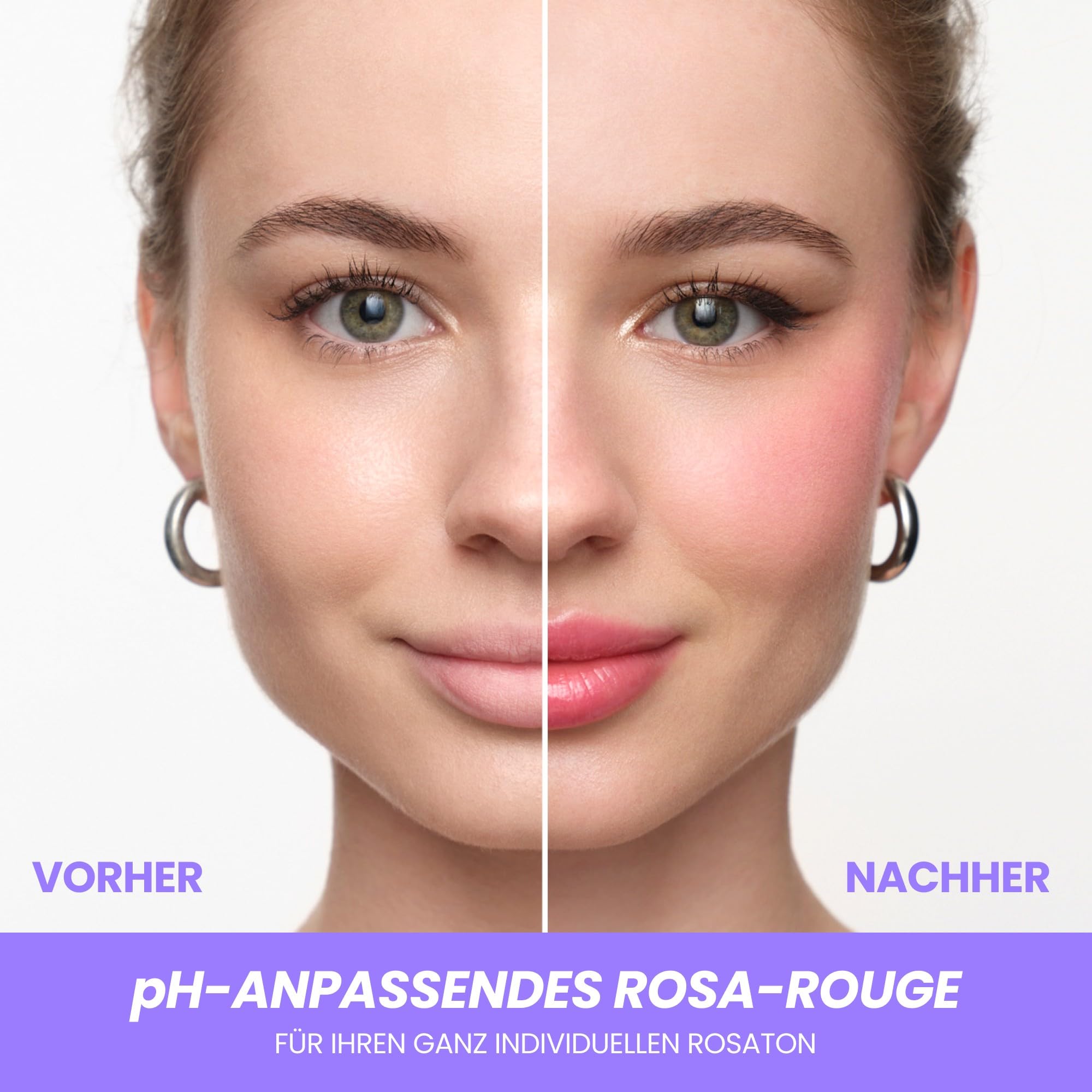 Wonderskin Rouge Stick pH-aktiviert – pHlush Multi-Use Blush Stick, Creme-Tönung für Wangen und Lippen, Erfrischendes und pflegendes Make-up mit Farbanpassungseffekt